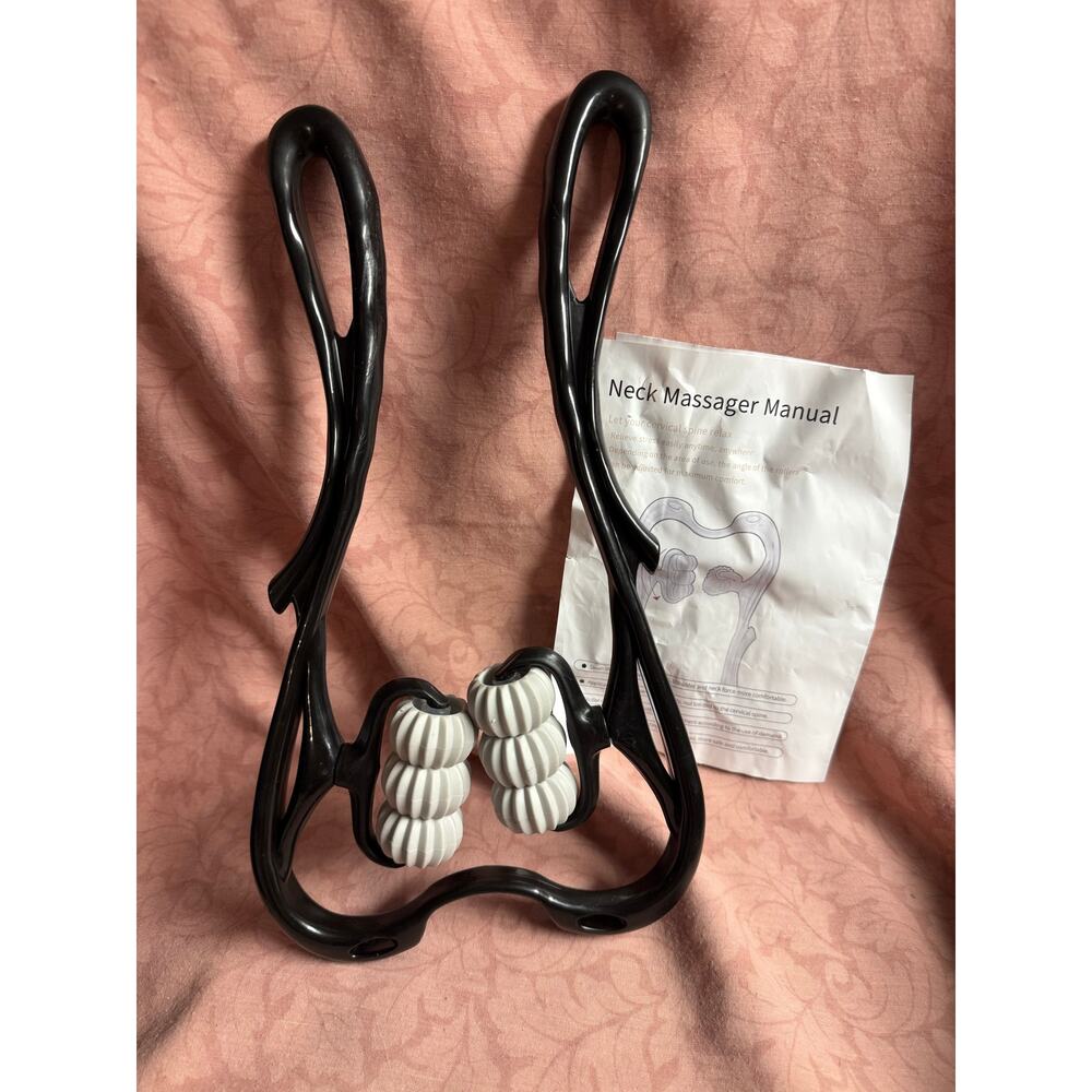 Ha Seftni Neck Massager Manual Black, Pain Management